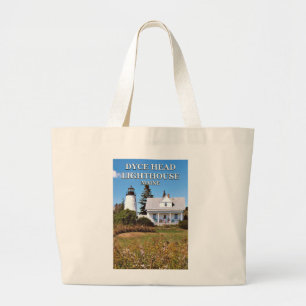 Dyce Head Lighthouse, Maine Jumbo Tote Bag