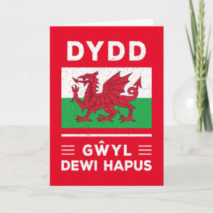 Dydd Gŵyl Dewi Hapus Happy St Davids Day 3 Card