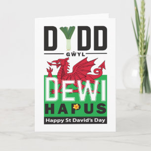 Dydd Gŵyl Dewi Hapus Happy St Davids Day 6 Card