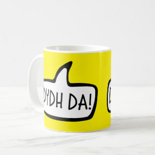 Dydh Da! Hello in Cornish, Cornwall Coffee Mug