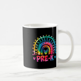 Dye Prek Teacher Rainbow Preschool Back To School Coffee Mug