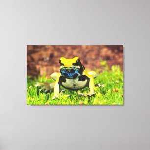 Dyeing Poison Frog, Dendrobates tinctorius, Canvas Print