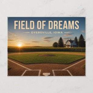 Dyersville, Iowa Field of Dreams Postcard