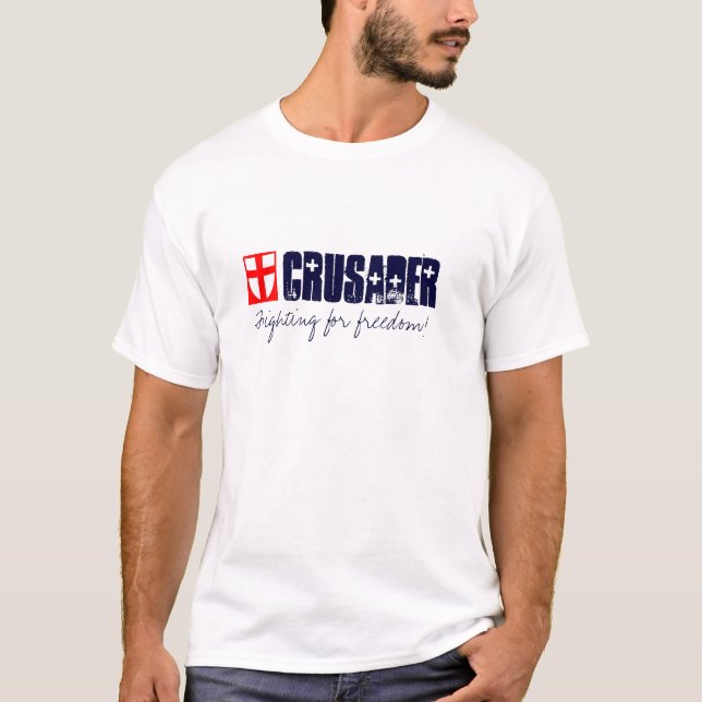 dyetqxzyi5jy_FF0000_1920, Crusader, Fighting fo... T-Shirt (Front)