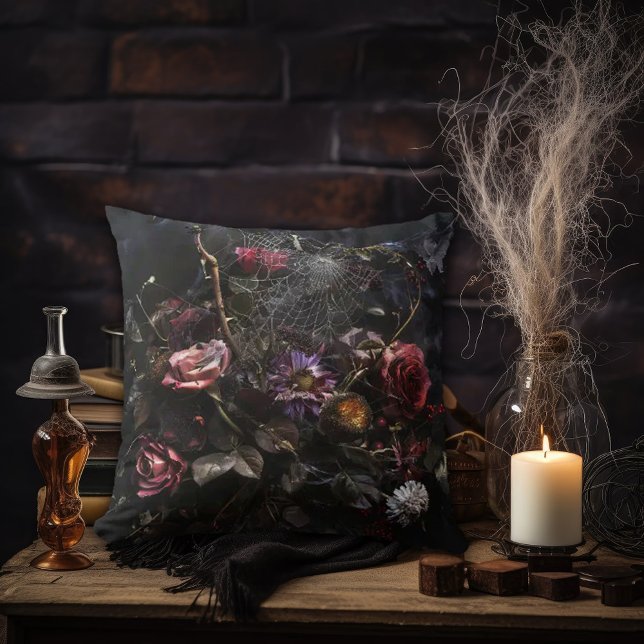 Dying Flowers with Spider Web Cushion (Creator Uploaded)