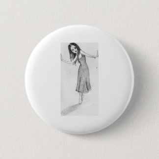 Dying in a doorway 6 cm round badge