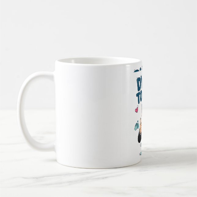 DYING TO HELP — Funny Funeral Worker Coffee Mug (Left)