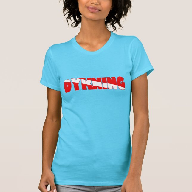 Dykning (Danish) T-Shirt (Front)