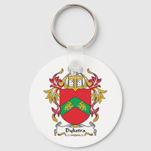 Dykstra Family Crest Key Ring
