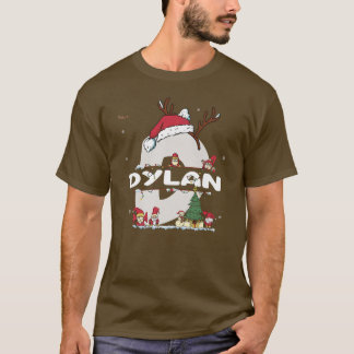 Dylan Christmas  w Dylan Name for funny Xmas  T-Shirt