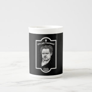 Dylan Thomas Welsh Poet Bone China Mug