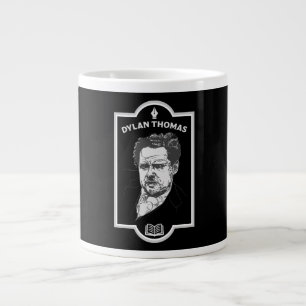 Dylan Thomas Welsh Poet Large Coffee Mug