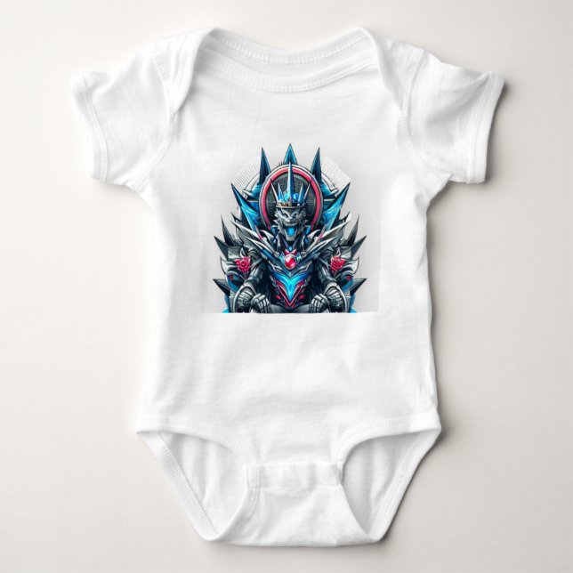 Dynamic 3D Graphic  Baby Bodysuit (Front)