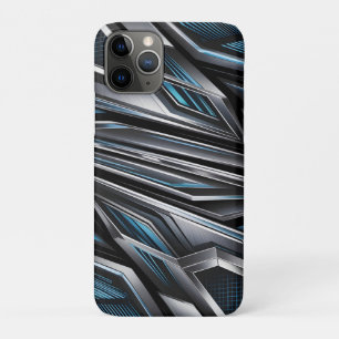 Dynamic Abstract Design of Interlocking Metallics Case-Mate iPhone Case