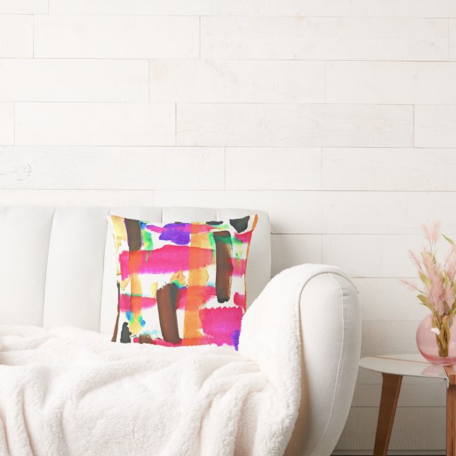Dynamic Abstract Pattern in Art Cushion (Couch)