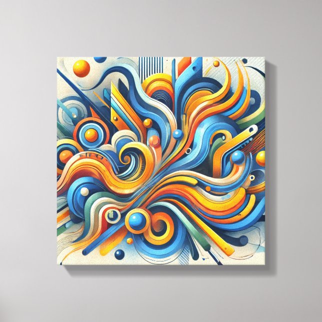 Dynamic Abstract Wall Art (Front)