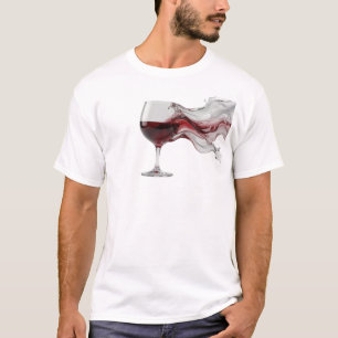 Dynamic ABSTRACT WINE Visual Design T-Shirt