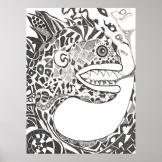 Dynamic Ancient Serpent Poster