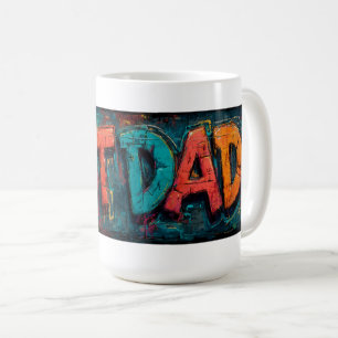 Dynamic and Colourful Street Art Graffiti "Best Da Coffee Mug