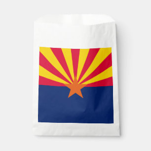 Dynamic Arizona State Flag Graphic on a Favour Bags