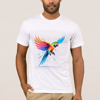 Dynamic & Artistic - Electric Glide Parrot Tee