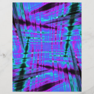 Dynamic blue streaked pattern