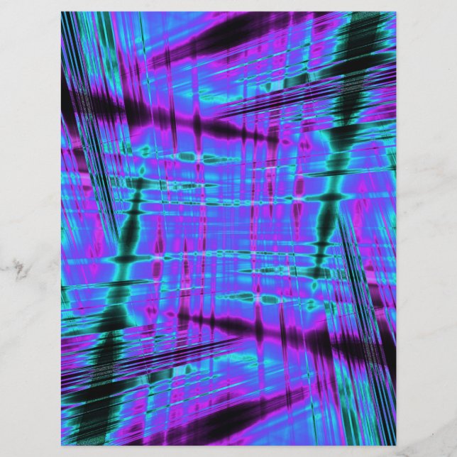 Dynamic blue streaked pattern (Front)