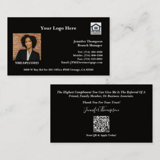 Dynamic Business Cards for Loan Officers 