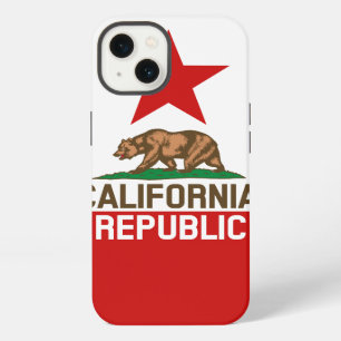 Dynamic California State Flag Graphic on a iPhone 13 Case