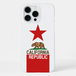 Dynamic California State Flag Graphic on a iPhone 16 Pro Max Case