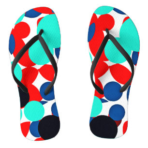 Dynamic Colour Play Style Pattern Jandals