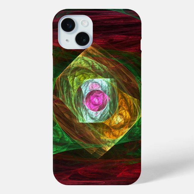 Dynamic Connections Abstract Art Case-Mate iPhone Case (Back)