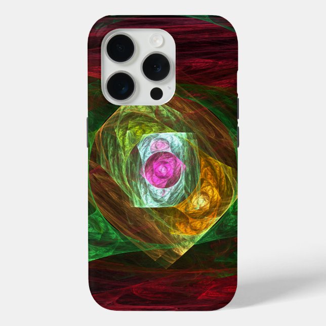 Dynamic Connections Abstract Art Case-Mate iPhone Case (Back)