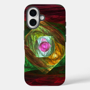 Dynamic Connections Abstract Art iPhone 16 Case