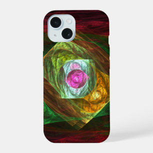 Dynamic Connections Abstract Art iPhone 15 Case