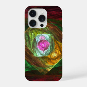 Dynamic Connections Abstract Art iPhone 15 Pro Case