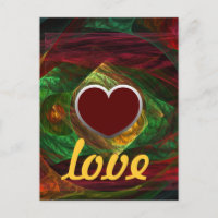Dynamic Connections Love Postcard