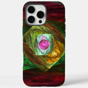 Dynamic Connections Luminous Abstract Fractal Art iPhone 16 Pro Max Case
