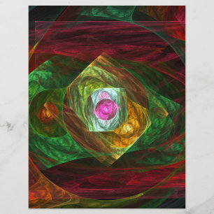 Dynamic Connections Luminous Abstract Fractal Art Flyer