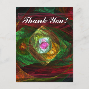 Dynamic Connections Thank You Postcard