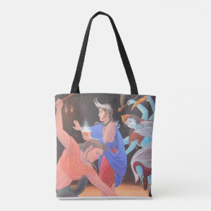 Dynamic Deities Custom All-Over-Print Tote Bag
