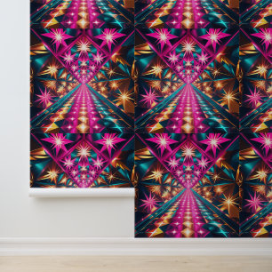 Dynamic Disco Lights Peel and Stick  Wallpaper