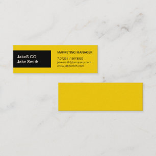 Dynamic Duo Mini Business Card