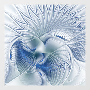 Dynamic Fantasy Abstract Blue Tones Fractal Art
