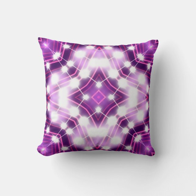 Dynamic Floodlights Background Texture Cushion (Front)