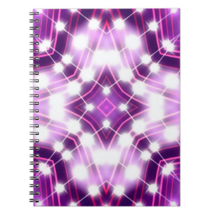 Dynamic Floodlights Background Texture Notebook