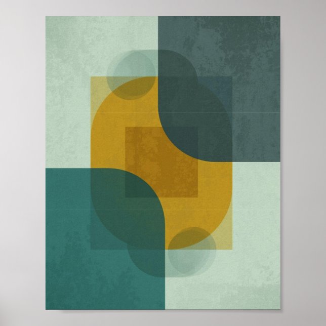 Dynamic Geometric Overlap Poster (Front)