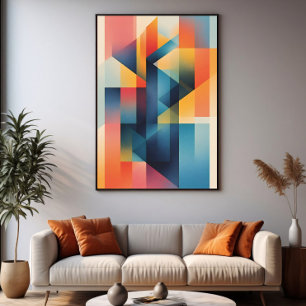 Dynamic Geometry Canvas Print