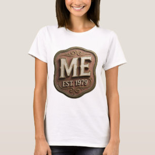 Dynamic Gold ME EST 1979 Custom Design T-Shirt