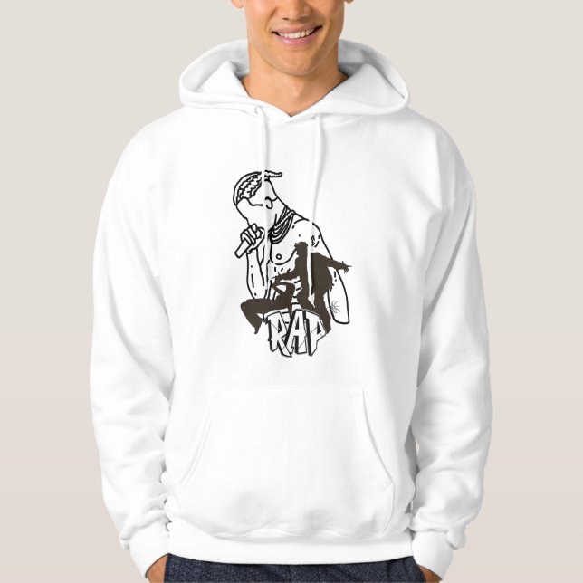 Dynamic hip-hop performer hoodie (Front)